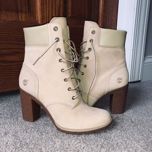 Timberland Combat Boot Size 8 Beige